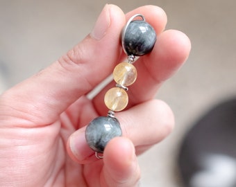 Cat’s Eye Hand Spinner Toy and Protection Amulet | Grounding Crystal Fidget Toy For Stimulating Intuition