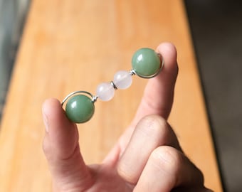 Stim Toy for Hair and Skin Picking Support | Crystal Roller Fidget Toy and Spinner