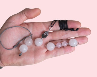 Rose Quartz Heart Chakra Mystic Pack | High Frequency Fidget Spinner Bundle | Healing Crystals Jewelry and Toys