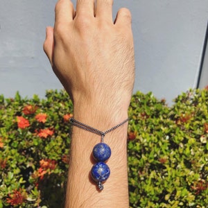 Gemstone Bracelet Toy, Crystal Pendulum, Unique Gemstone Jewelry, Worry Beads Begleri, Mens Jewelry, Womens Bracelet