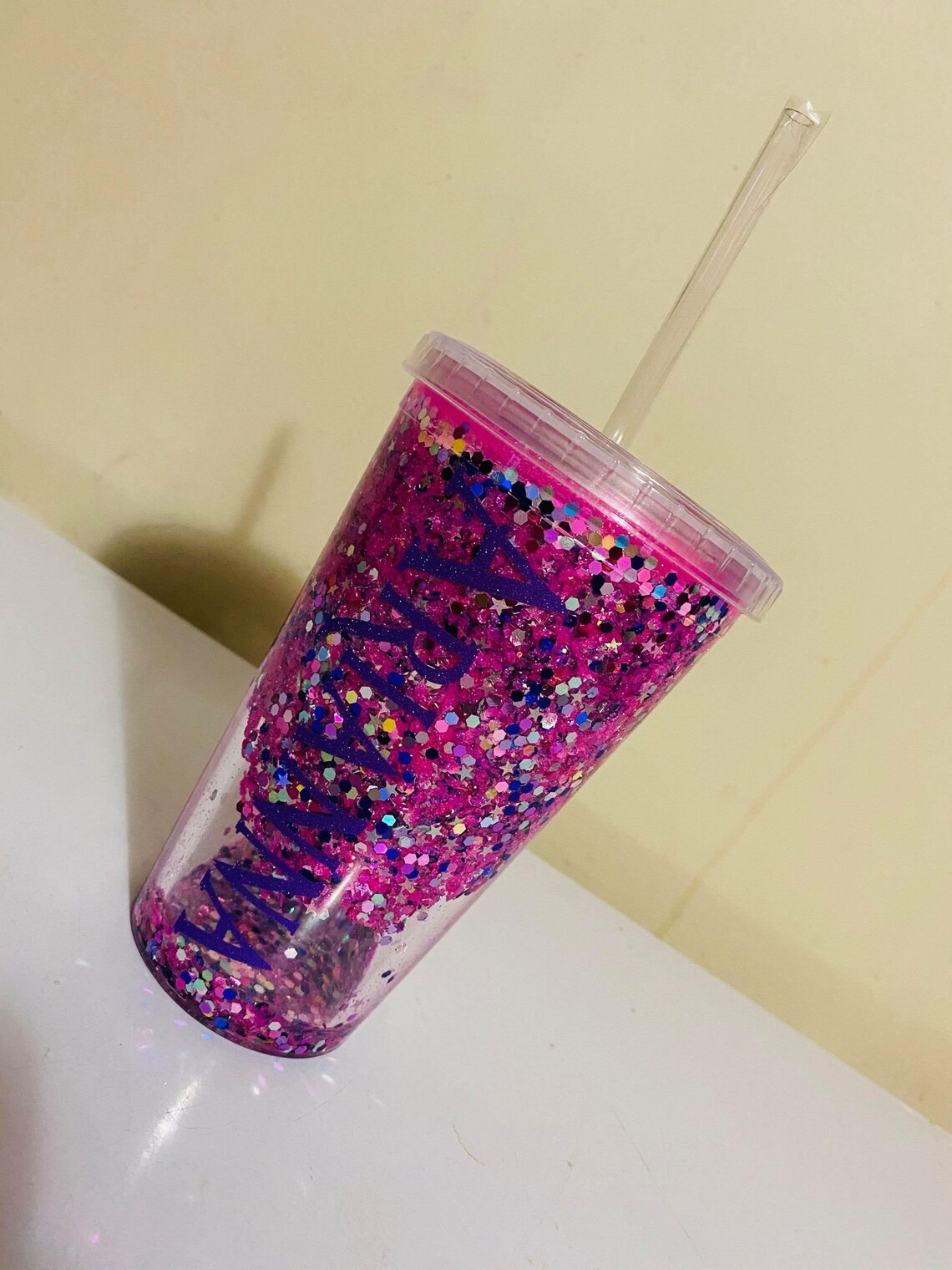 Custom Snowglobe Tumblers Etsy