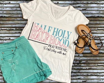 Camisa Meio Santo Meio Capuz