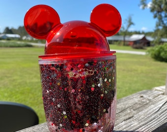 Copo infantil Mickey Globo de Neve