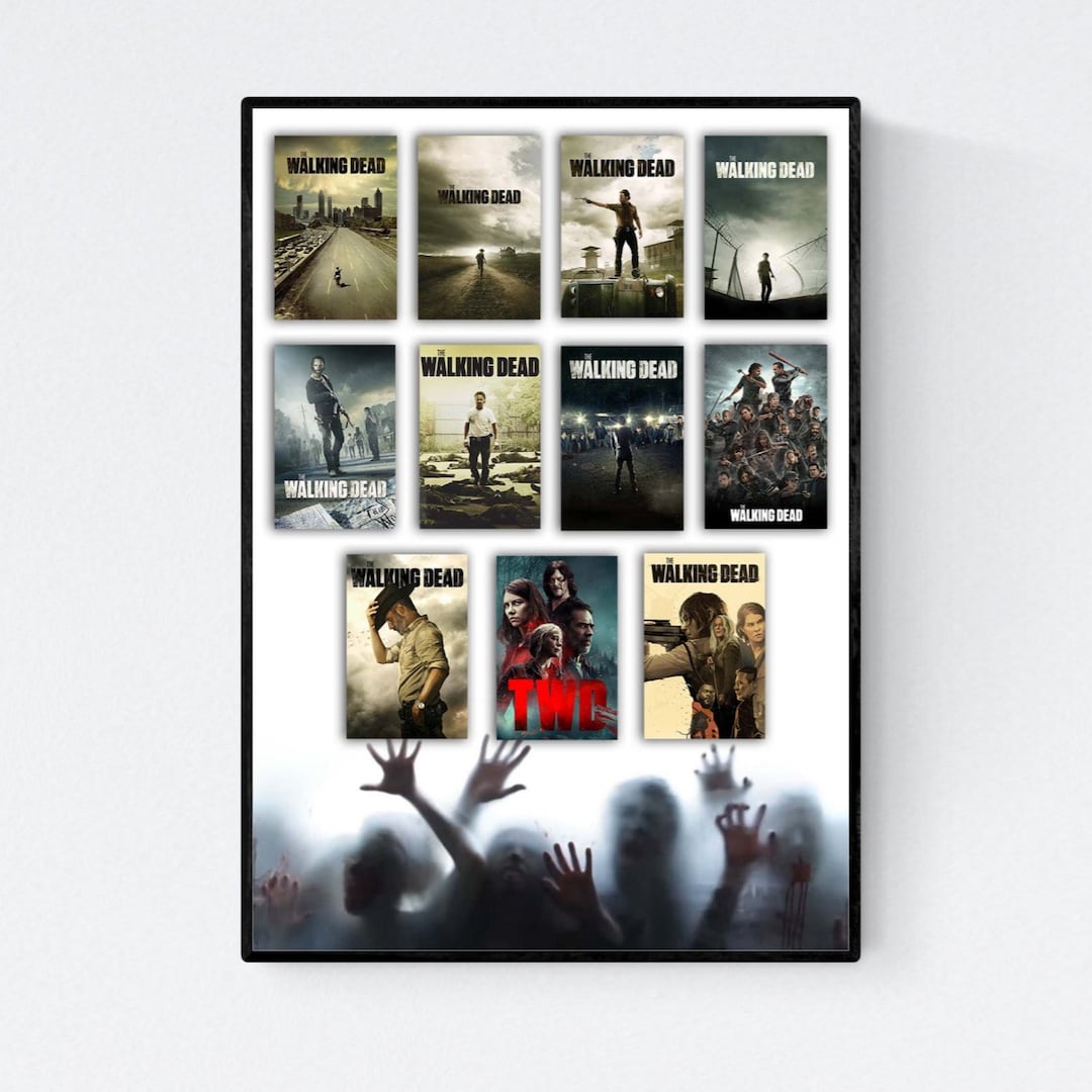The Walking Dead Season 111 Poster Walking Dead Complete Etsy