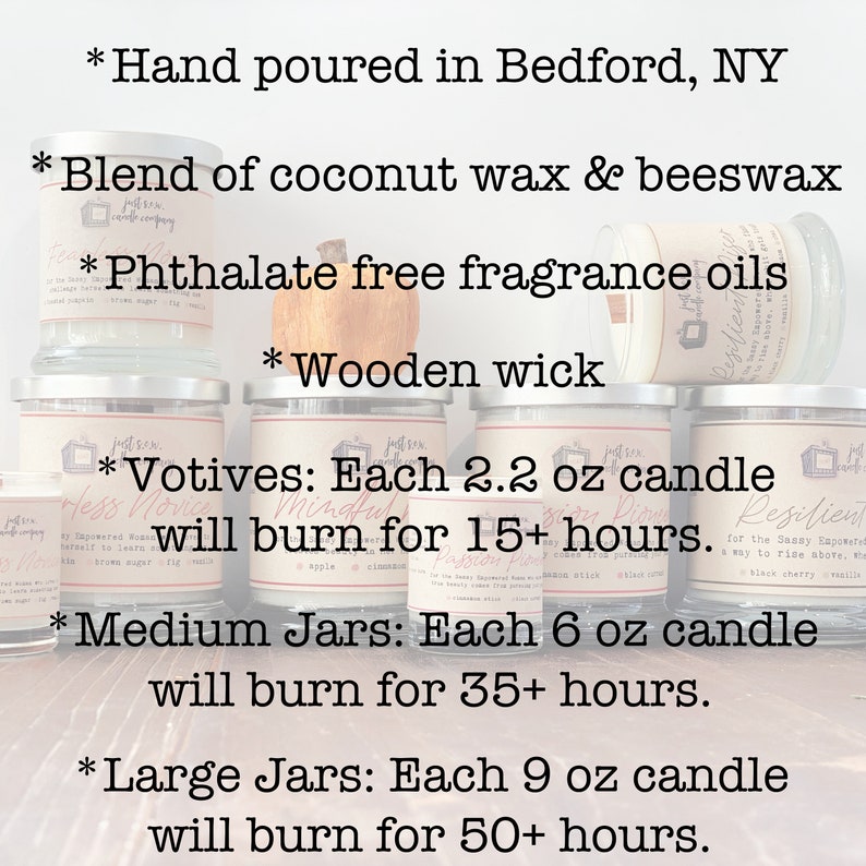 Fall Candles Gift Set | 4 Fall Scents | Fall Decor | Fall Candle Gift | Thanksgiving Candle | Fall Candle Set | Autumn Candle | Fall Gift bild 5