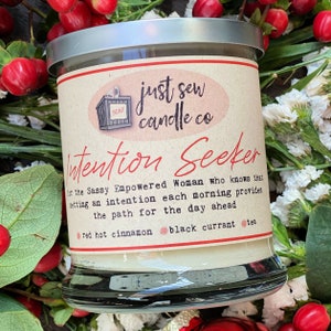 Cinnamon Candle | 9 oz Coconut Wax Candle | Wood Wick Candle | Scented Candle | Fall Candle | Relaxation | Stress Relief