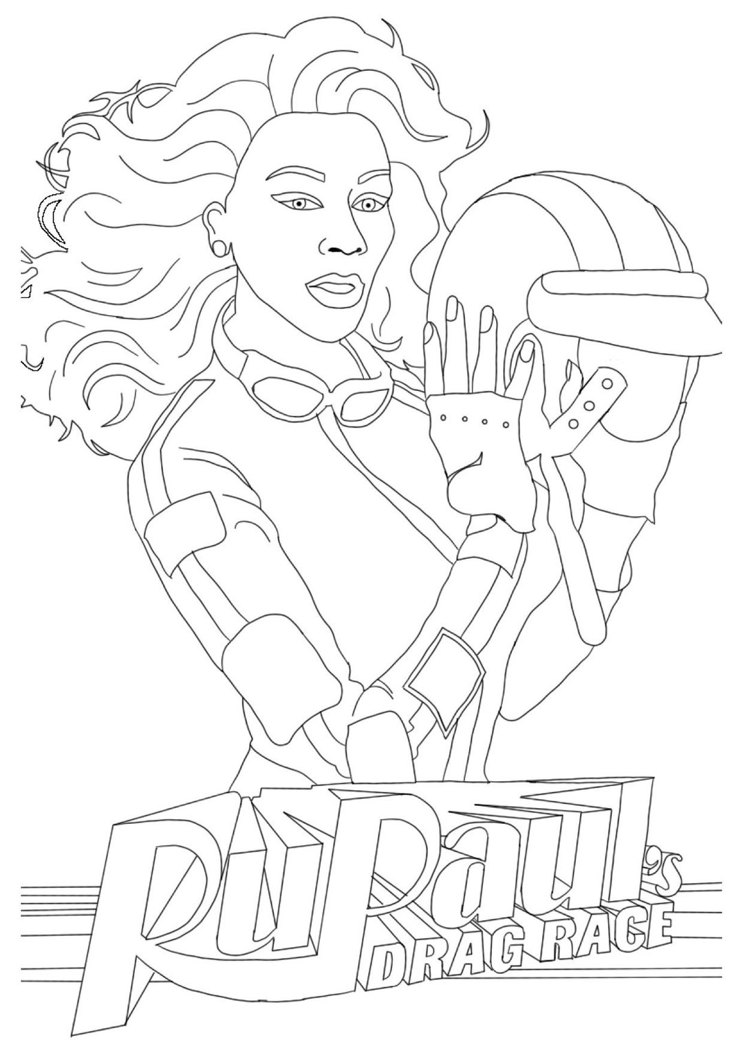 Ru Paul Drag Race Colouring Book Printable - Etsy España