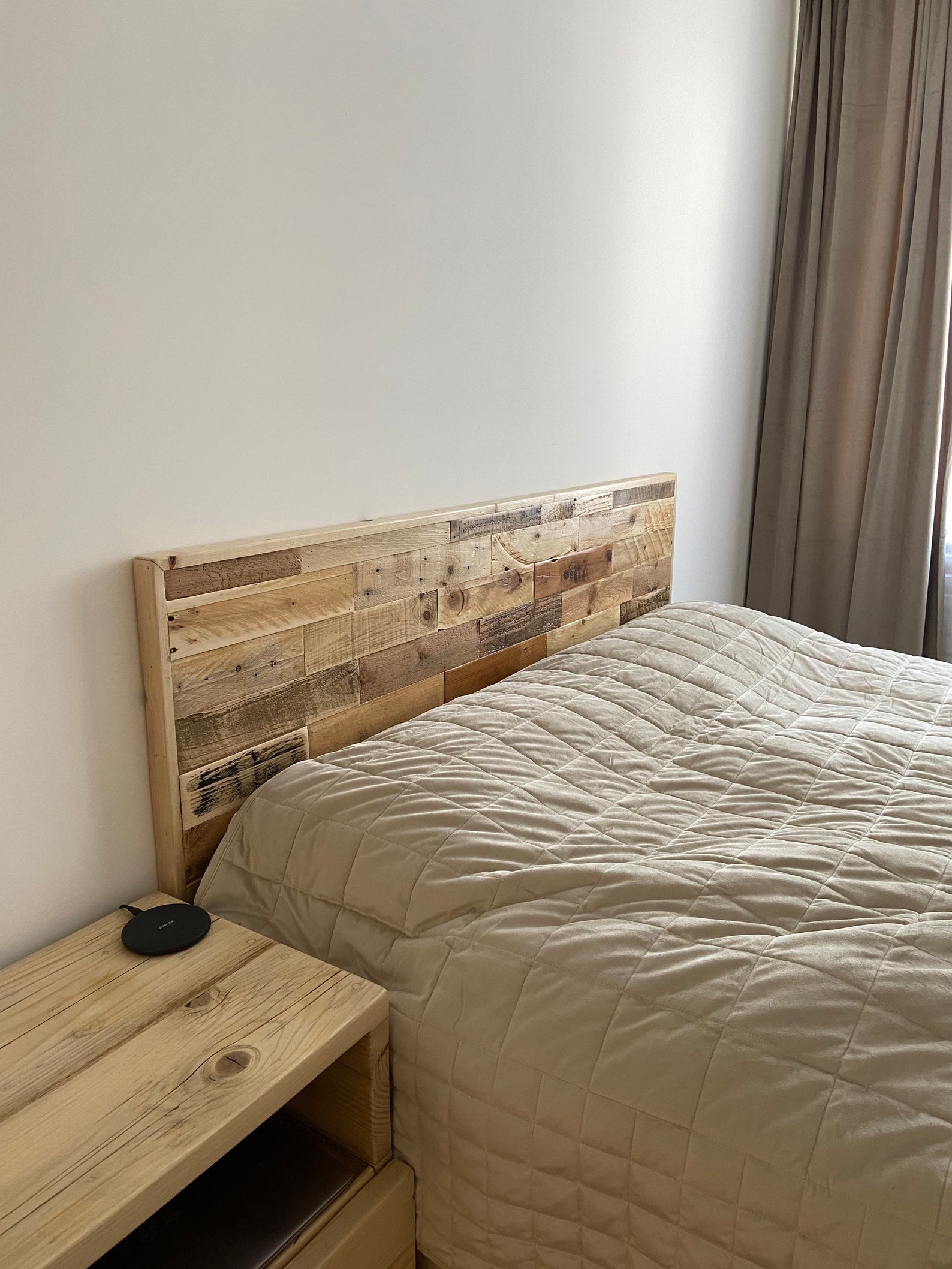 Reclaimed Wood Headboard Wall Mounted made to Order Please Etsy