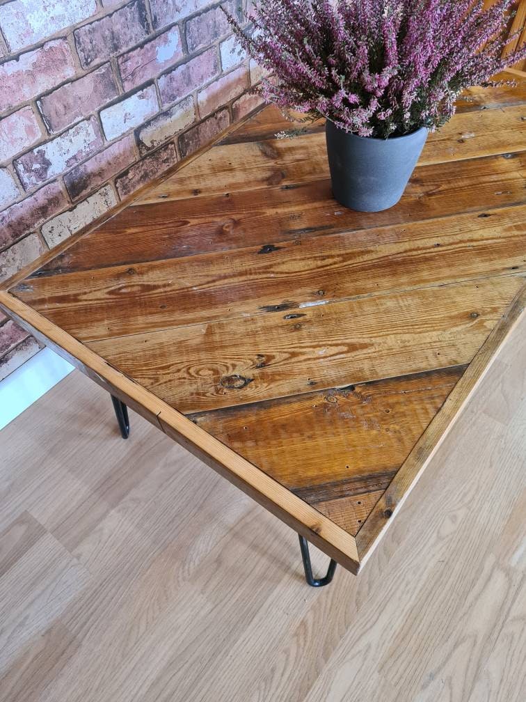 Reclaimed Wood Coffee Table Etsy