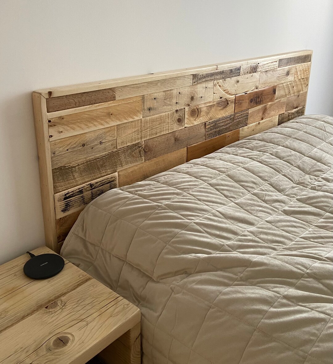 Reclaimed Wood Headboard Wall Mounted made to Order Please Etsy