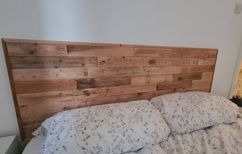 Reclaimed Wood Headboard Wall Mounted made to Order Please Etsy