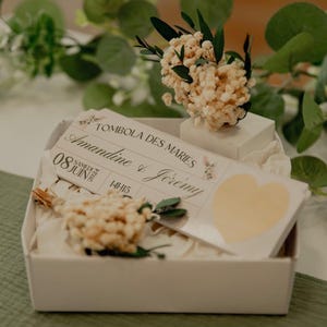 Tombola de mariage drôle - Tickets à gratter personnalisés - Animation originale avec lots surprises