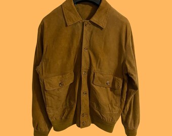 Vintage camel suede jacket