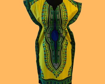 Vintage kaftan dress - mandala pattern