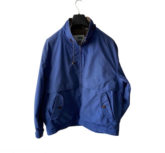 Vintage blue bomber best sale jacket