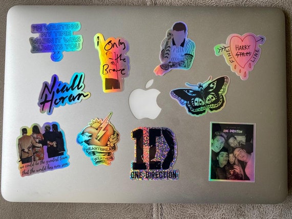 One Direction Logo Glitter Holographic Sticker 1d Logo Etsy New Zealand