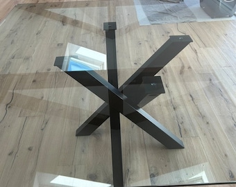 Table Base Spider table legs cross frame table runners steel metal dining table desk conference table