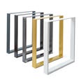 2 x Table Frame Legs - Sleek, Modern Metal Legs Perfect for desks