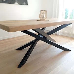 Table Base Orion table legs cross frame table runners steel metal dining table desk conference table