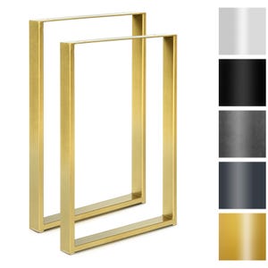 2 x Table Frame Legs - Sleek, Modern Metal Legs Perfect for desks