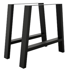 2 x metal table leg metal frame Shape A
