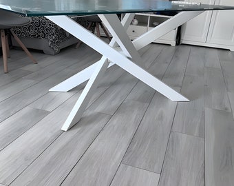 Metal Table Base Orion frame table runners steel metal dining table desk conference table
