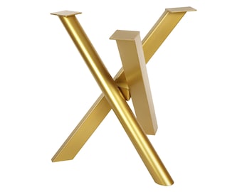 Table Base Milano table legs cross frame table runners steel metal dining table desk conference table