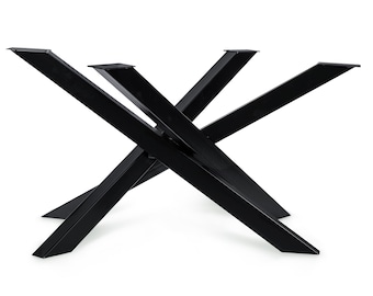 Table Base Orion table legs cross frame table runners steel metal dining table desk conference table