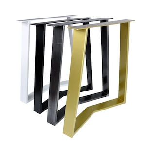 2 x Table Frame Legs - Sleek, Modern Table base Trapezoid