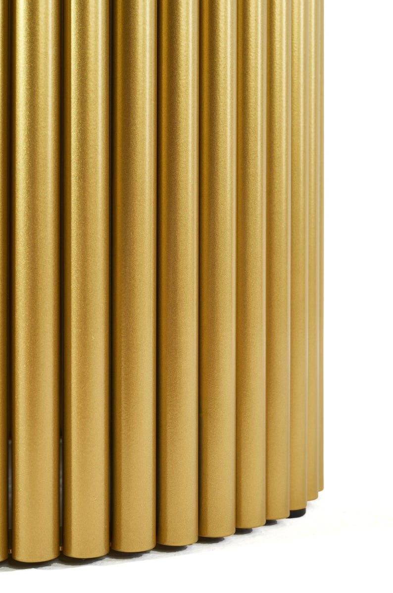 Metal Table Base rund Table dining table Gold Black White 34x72 cm Gold