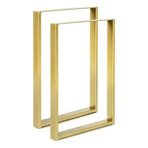 2 x Table Frame Legs - Sleek, Modern Metal Legs Perfect for desks
