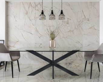 Table Base Spider table legs cross frame table runners steel metal dining table desk conference table