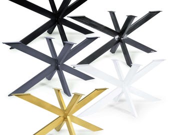Table Base Spider table legs cross frame table runners steel metal dining table desk conference table