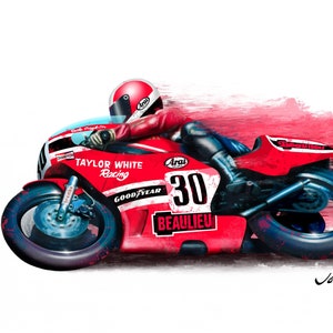 Dale Singleton - 2 time Daytona 200 Champ - Downloadable MotoGP Art