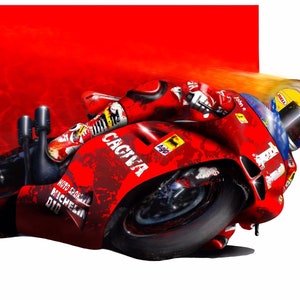 John Kocinski - Cagiva 500 - Downloadable MotoGP Art
