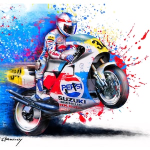 ケビン・シュワンツ Moto GP 1993 世界チャンピオン スズキ モーター