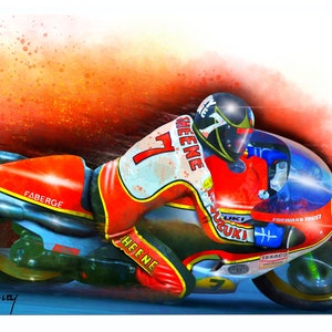 Barry Sheene - Suzuki 500 - Downloadable MotoGP Art