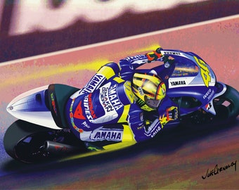 Valentino Rossi - Yamaha - Art MotoGP à télécharger