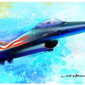 F-16 Fighting Falcon - Illustrations aéronautiques téléchargeables