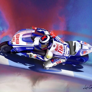 Jorge Lorenzo - Yamaha - Downloadable MotoGP Art
