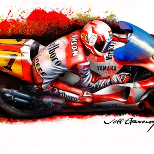 Eddie Lawson - Yamaha Marlboro - Downloadable MotoGP Art