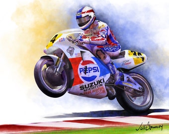 ケビン・シュワンツ Moto GP 1993 世界チャンピオン スズキ モーター