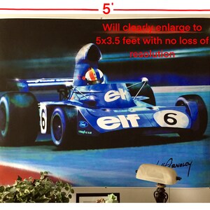 Francois Cevert Tyrell Ford Downloadable Art image 2