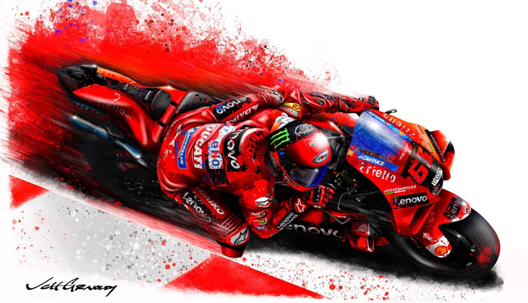 Pecco Bagnaia Ducati MotoGP Scaricabile MotoGP Art - Etsy Italia