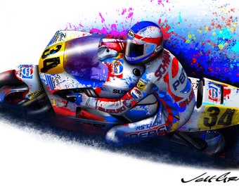 ケビン・シュワンツ Moto GP 1993 世界チャンピオン スズキ