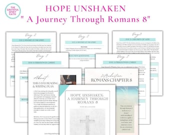 5 Day Reading & Writing Scripture Plan "A Journey Through Romans 8"