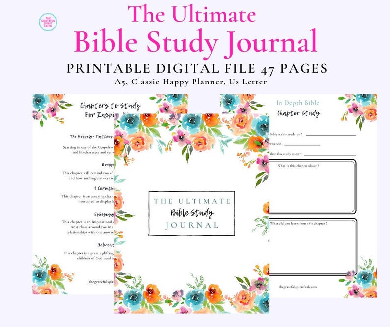 Printable SOAP / Bible Study Printables / Scripture Study - Etsy