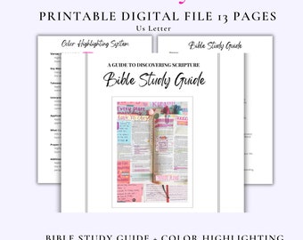 Printable SOAP / Bible Study Printables / Scripture Study printable / Bible Study Journal / Devotional Printables / Bible Study guide