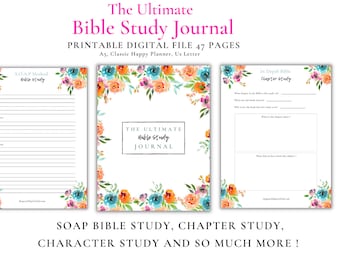 Printable SOAP / Bible Study Printables / Scripture Study printable / Bible Study Journal / Devotional Printables / Verse Study / Worksheets