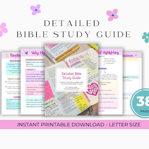 Detaljerad bibelstudieguide
